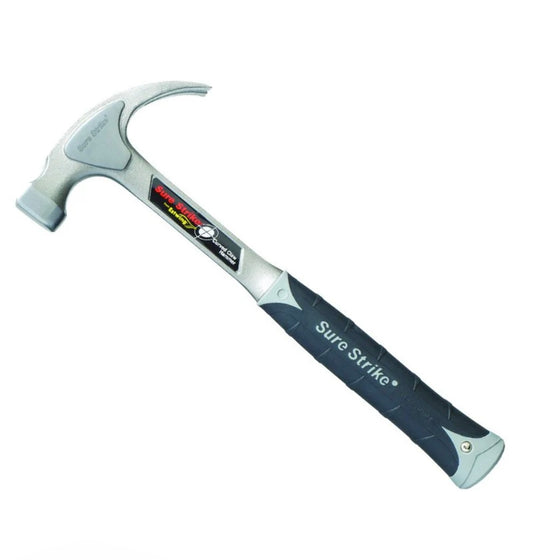 EMR20C - ESTWING 20OZ SURESTRIKE CURVED CLAW HAMMER, STEEL SHAFT