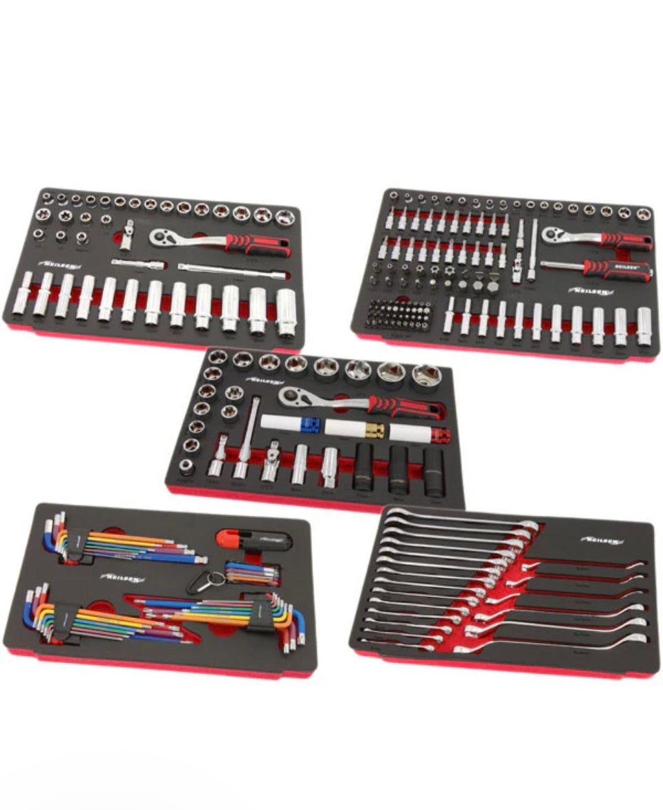 CT6000 - 245PC SOCKET AND WRENCH SET WITH 4 DRAWER TOOL BOX