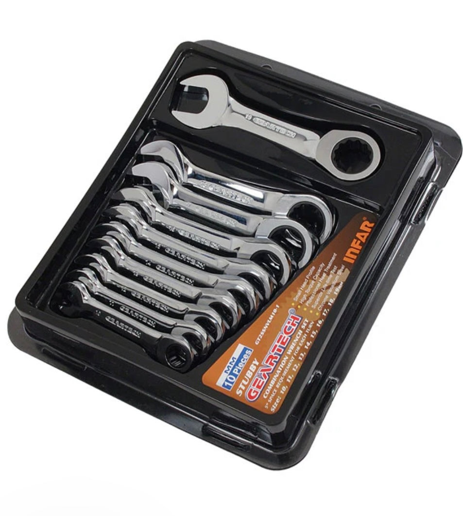 CT1171 - 10PC RATCHET SPANNER SET